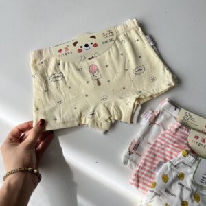 شورت بچه گانه پا دار پک دو عددی افراکالکش
